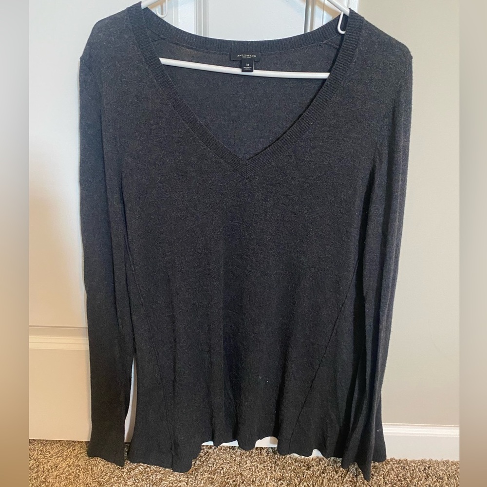 Ann Taylor V-neck knit sweater